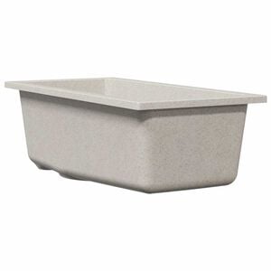 vidaXL Zlew kuchenny Beżowy 21 x 44 x 14 cm Granit