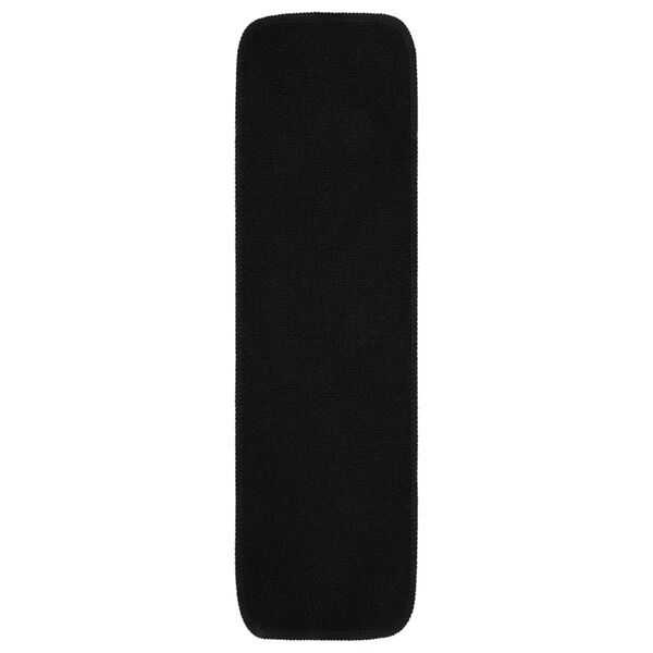 vidaXL Antypoślizgowe nakładki na schody, 15 szt., 75x20 cm, czarne