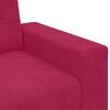vidaXL Sofa Fotel Wino Czerwone 100x78x80 cm Aksamit