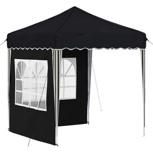 vidaXL Namiot imprezowy rozkładany 195 x 195 x 245 cm antracytowy