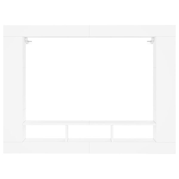 vidaXL Szafka pod TV, biała, 152x22x113 cm, materiał drewnopochodny