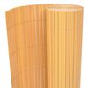 vidaXL Dwustronne ogrodzenie ogrodowe, PVC, 90x300 cm, ż&oacute;łte