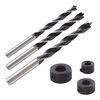 wolfcraft 3 wiertła do połączeń kołkowych, 6, 8, 10 mm, 2730000