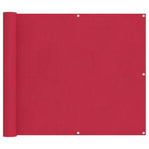 vidaXL Ekran balkonowy bordowy 100 x 300 cm Materiał Oxford