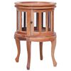 vidaXL Witryna, naturalna, 50 x 50 x 76 cm, lite drewno mahoniowe