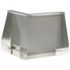 vidaXL Mur oporowy 50 x 50 x 40 cm Stal nierdzewna srebrny