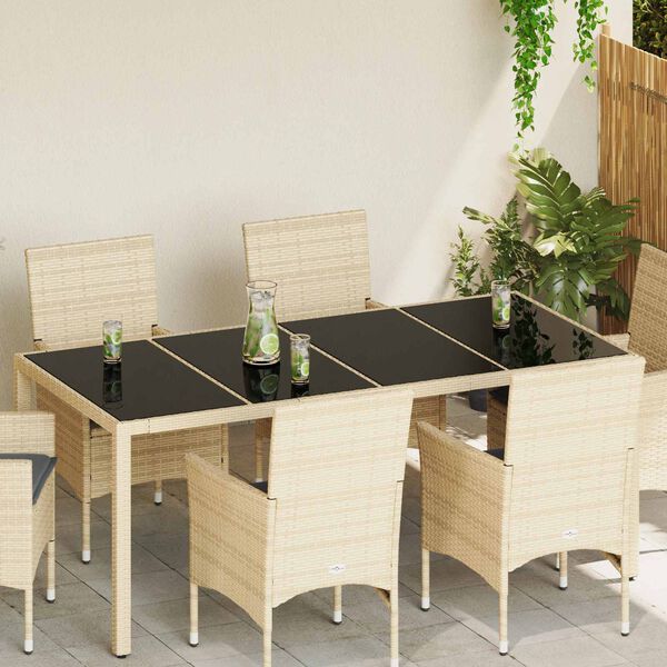 vidaXL Blat stołu 4 pcs Czarny szkło hartowane