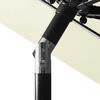vidaXL 3-poziomowy parasol na aluminiowym słupku, piaskowy, 3 m