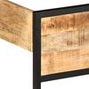 vidaXL Rama ł&oacute;żka, surowe drewno mango, 200 x 200 cm
