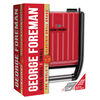 GEORGE FOREMAN Stalowy grill Compact S, czerwony
