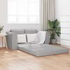 vidaXL Sofa Bed 60cm Szary chmur tkanina