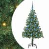 vidaXL Choinka Zielony 150 cm PVC