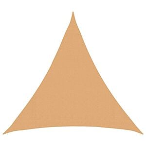 vidaXL Żagiel przeciwsłoneczny piaskowy 2 x 2 x 2 m HDPE