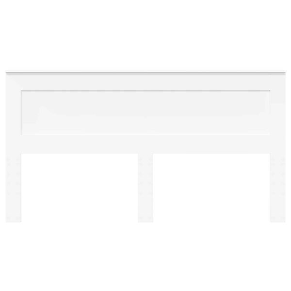 vidaXL Zagł&oacute;wek Z zagł&oacute;wkiem Biały 180 cm Materiał drewnopochodny