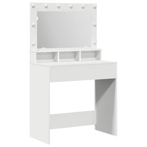 vidaXL Toaletka Biały 78,5 x 41 x 135 cm Drewno inżynieryjne