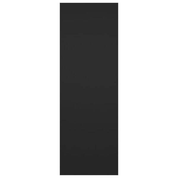 vidaXL Szafka TV, czarna, 30,5x30x90 cm, materiał drewnopochodny