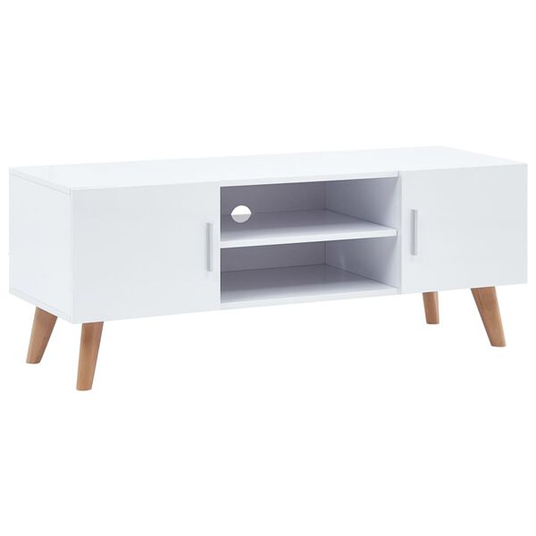 vidaXL Szafka pod TV, biała, 120 x 40 x 46 cm, MDF