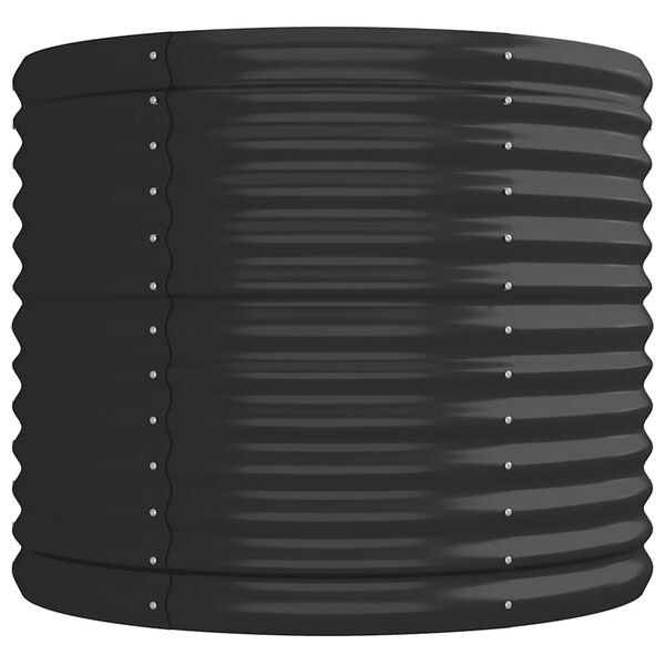 vidaXL Podwyższona donica, stal ocynkowana 224x80x68 cm