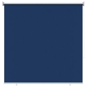 vidaXL Roleta zewnętrzna 90% blokada UV niebieski 140 x 140 cm HDPE