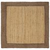 vidaXL Dywan strefowy Szary 120 x 120 cm Juta