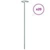 vidaXL Podp&oacute;rki do roślin, 20 szt., ciemnozielone, 40 cm, stalowe