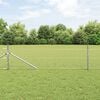 vidaXL Słupek ogrodzeniowy. Srebrny 100 x 0,5 m (siatka 50 mm) Stal