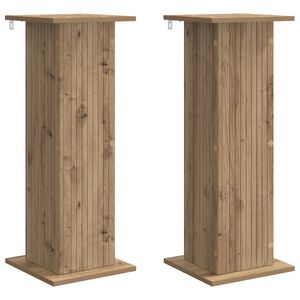 vidaXL Stojak na rośliny 2 pcs Dąb artisan 30,5 x 30 x 80,5 cm
