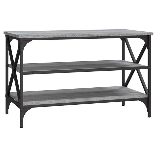 vidaXL Szafka pod telewizor, szary dąb sonoma, 80x40x50 cm