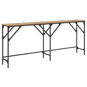 vidaXL Konsola Dąb rzemieślniczy 180 x 30 x 75 cm Drewno inżynieryjne
