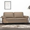 vidaXL 2-osobowa sofa, kolor cappuccino, 140 cm, sztuczna sk&oacute;ra