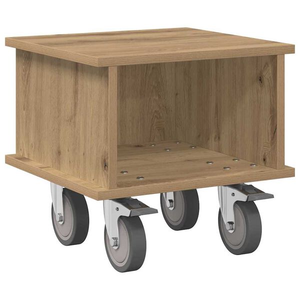 vidaXL St&oacute;ł pod telewizor Dąb rzemieślniczy 37 x 35 x 35 cm