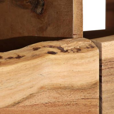 vidaXL Komoda z drewna akacjowego o naturalnej krawędzi, 180x43x77 cm