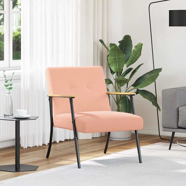 vidaXL fotel R&oacute;żowy 59 x 75 x 78 cm