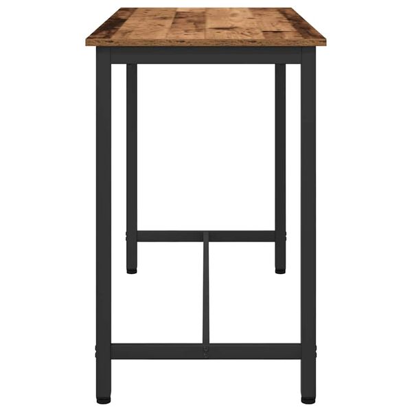 vidaXL st&oacute;ł Stare drewno 100 x 50 x 76,5 cm Drewno inżynieryjne i stal