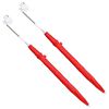 vidaXL Parasol z Klamrą 2 pcs Czerwony ceglasty &Oslash; 105 x 86 cm