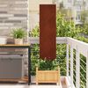 vidaXL Ekran zapewniający prywatność w ogrodzie Rdzawy 32 x 140 cm