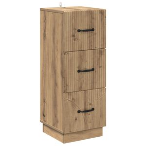 vidaXL Szafka z Szufladami 33 x 34,5 x 87 cm Drewno inżynieryjne