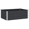 vidaXL Podniesiona rabata ogrodowa Czarny 150 x 100 x 54 cm