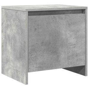 vidaXL Szafka nocna, szarość betonu, 45x34x44,5 cm