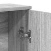 vidaXL Szafka łazienkowa z uchwyty na rolki szary sonoma 20,5x22x72 cm