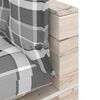 vidaXL 7-cz. zestaw wypoczynkowy z palet, z poduszkami, drewno sosnowe