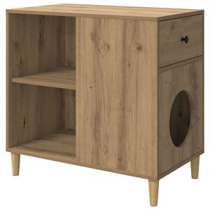 vidaXL Koty Dom Dąb artisan 72 x 42,5 x 70 cm Drewno inżynieryjne