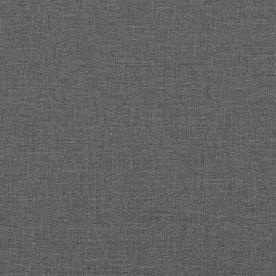 vidaXL Podnóżek, ciemnoszary, 60x50x41 cm, tapicerowany tkaniną