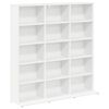 vidaXL Kabinet na płyty CD Biały 96 x 23,5 x 97,5 cm