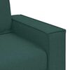 vidaXL Sofa 3 pcs Ciemna zieleń 220 x 80 x 84 cm Tkanina lniana