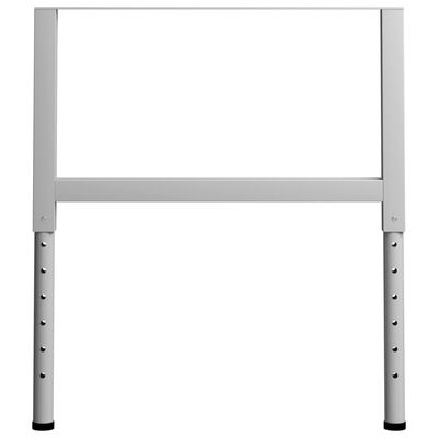 vidaXL Regulowane ramy stołu roboczego, 2 szt., metal, 85x(69-95,5) cm