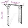 vidaXL Pergola ogrodowa, 200 x 52 x 204 cm
