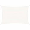 vidaXL Żagiel przeciwsłoneczny, 160 g/m&sup2;, biały, 5x7 m, HDPE