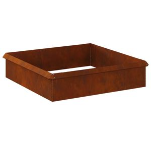 vidaXL Płoty ślimakowe 8 szt. 100 x 3,5 x 25 cm Rdzawy