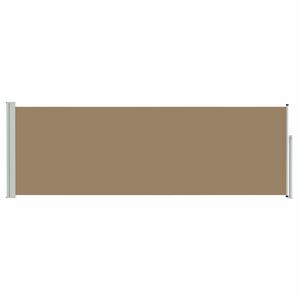 vidaXL Rozkładany boczny markiz Ciemnoszary 300 x 100 cm Poliester